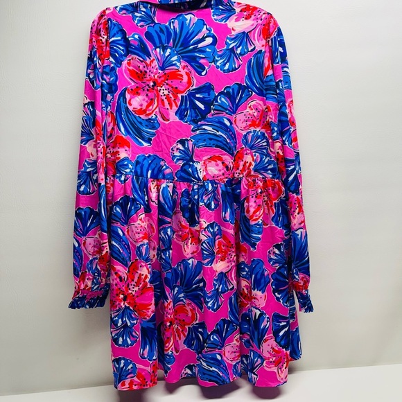 Lilly Pulitzer womens shirt Arlie mini dress size M NWT - Picture 7 of 10